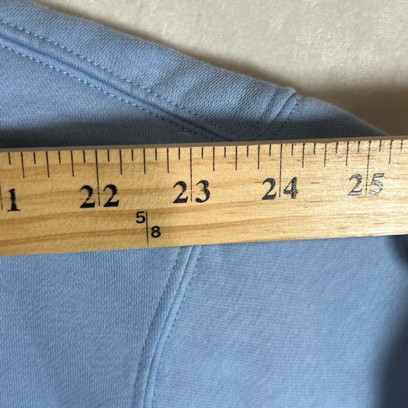 GoodGood Gold 3XL Embroidered Soft Cotton Men's Light Blue Hoodie - Picture 5 of 6